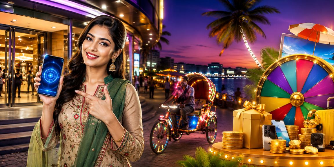 ঢাকায় রুলেট গেম উপভোগরত একজন ব্যবহারকারী
